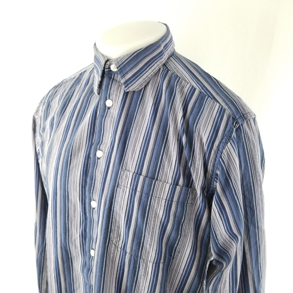 R&G Robert Graham Other - R&G Robert Graham Button Front Shirt Sz Large L/S